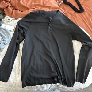 Lululemon Metal Vent Henley Long Sleeve